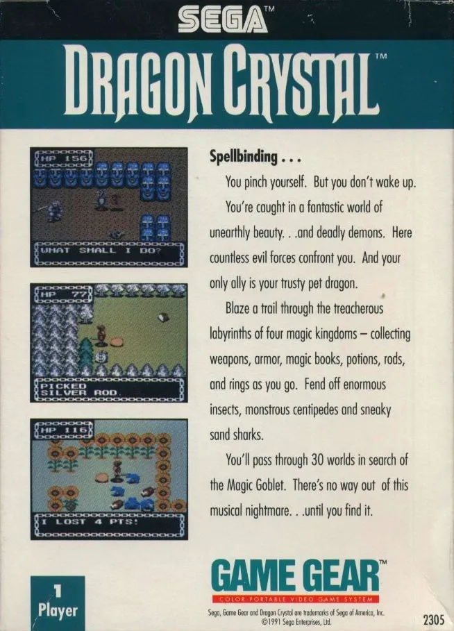 Dragon Crystal box back