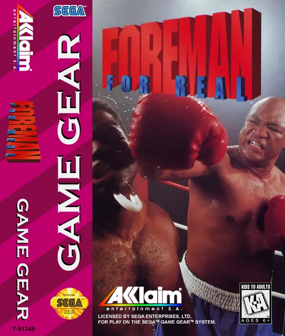 Foreman for Real box art