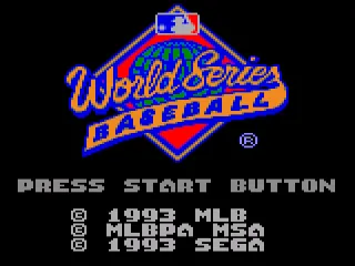 World Series Baseball screenshot