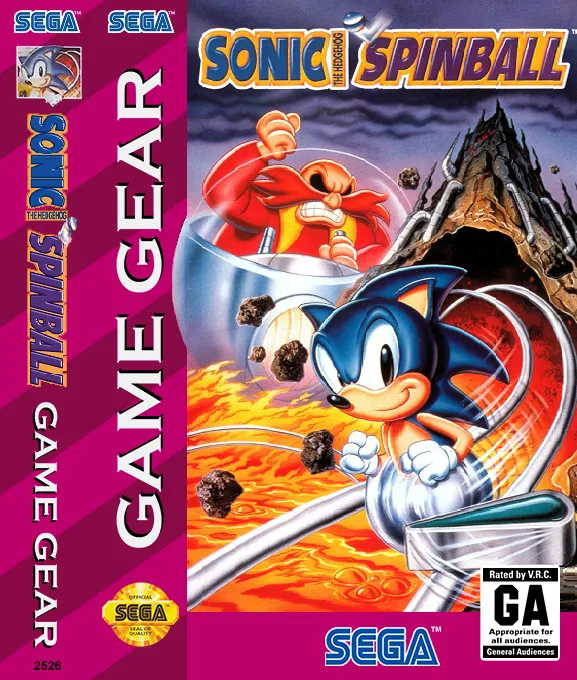 Sonic Spinball box art