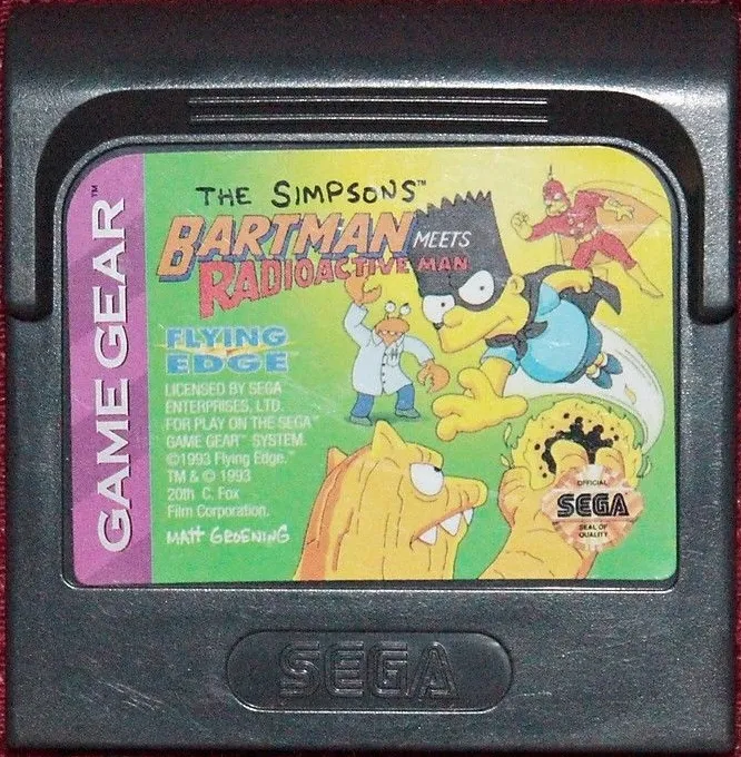 The Simpsons: Bartman Meets Radioactive Man cart