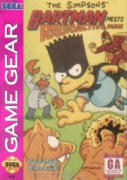 The Simpsons: Bartman Meets Radioactive Man box art
