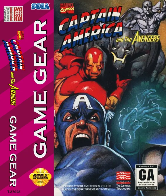 Captain America and the Avengers box art