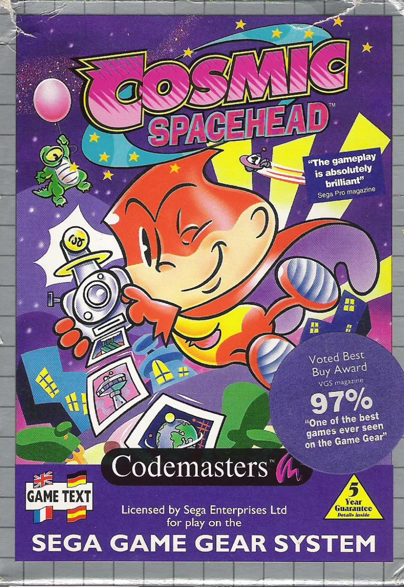 Cosmic Spacehead box art