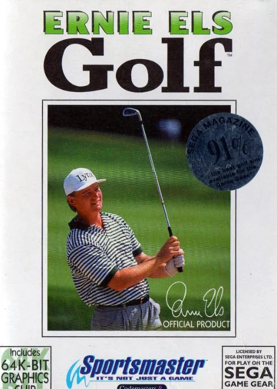 Ernie Els Golf box art