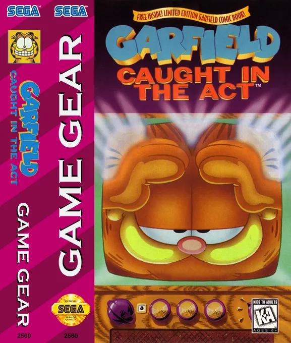Garfield: Caught in the Act box art