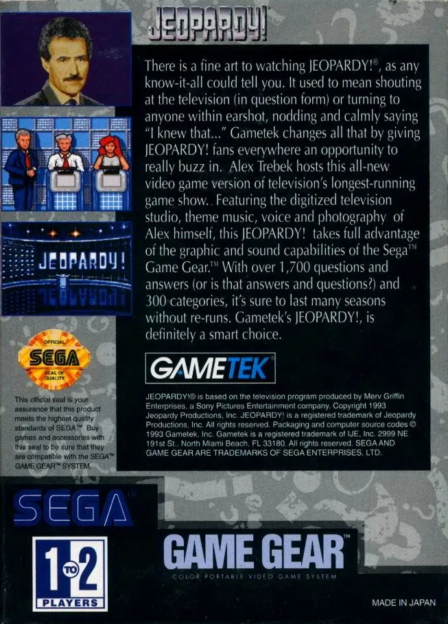 Jeopardy! box back
