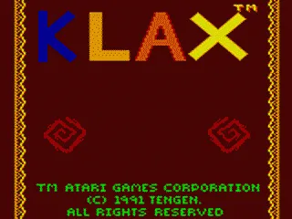 Klax screenshot