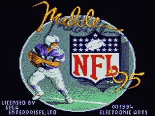 Madden NFL 95 screenshot