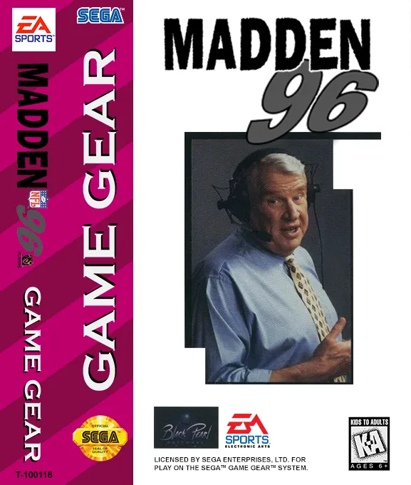 Madden 96 box art