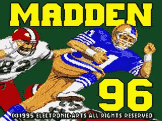 Madden 96 screenshot