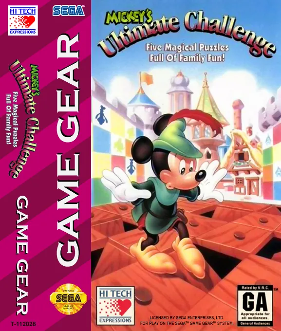 Mickey's Ultimate Challenge box art