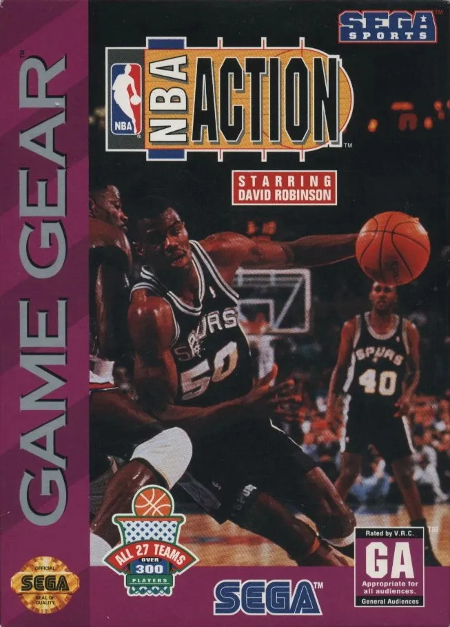 NBA Action starring David Robinson box art
