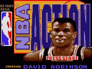 NBA Action starring David Robinson screenshot