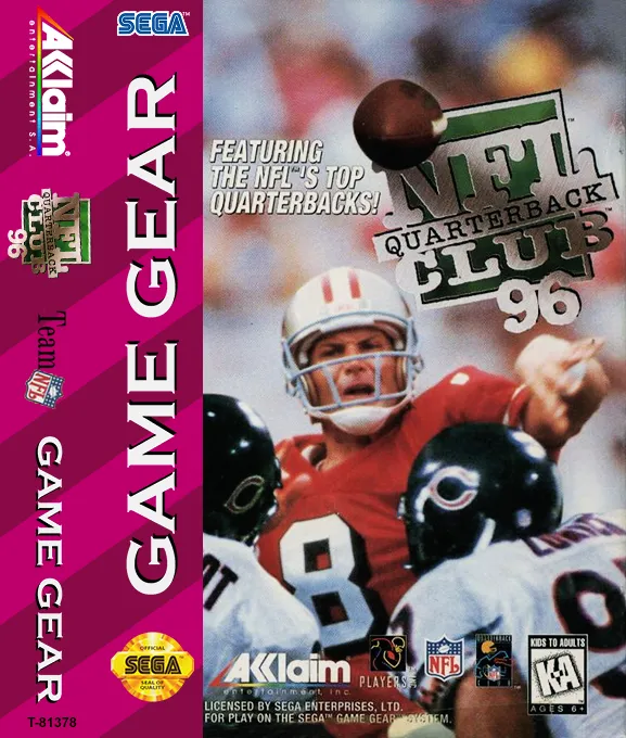 NFL Quarterback Club 96 box art