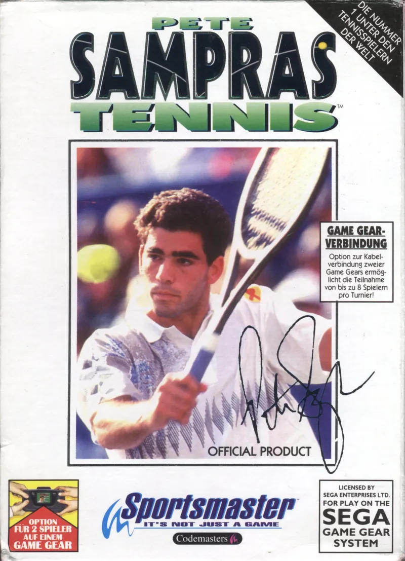 Pete Sampras Tennis box art