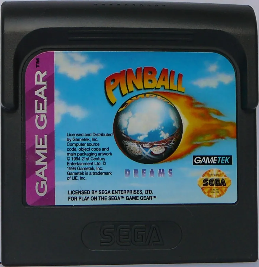 Pinball Dreams cart