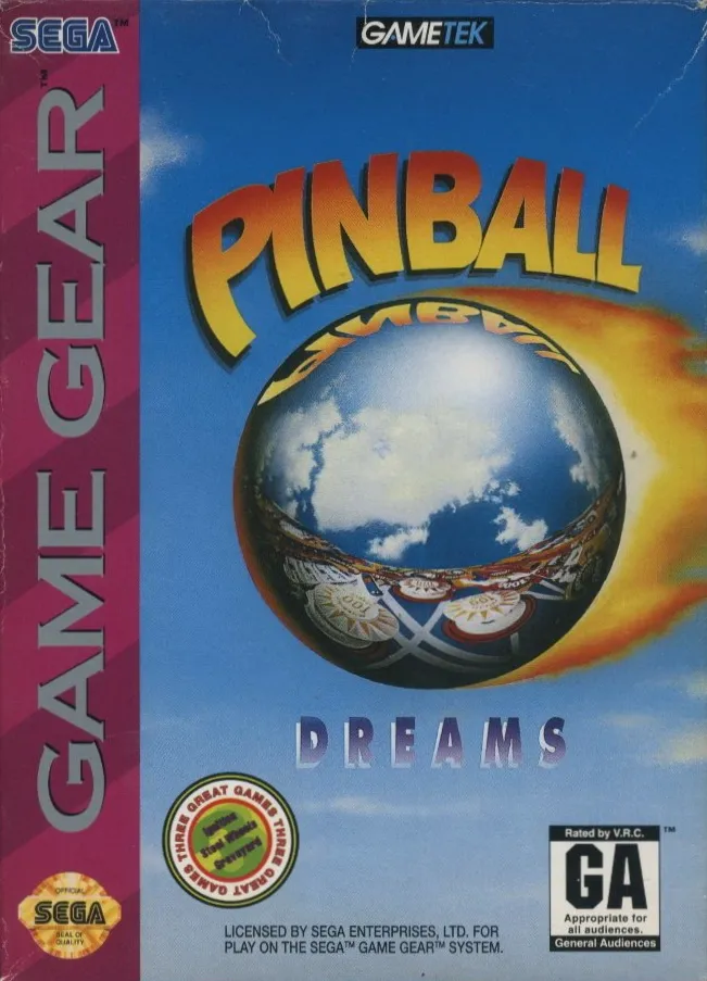 Pinball Dreams box art