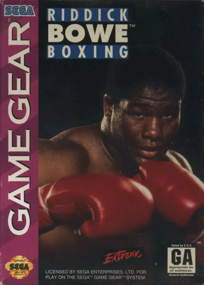 Riddick Bowe Boxing box art