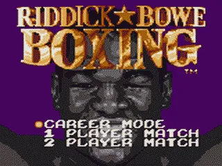 Riddick Bowe Boxing screenshot