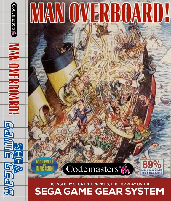 S.S. Lucifer: Man Overboard box art