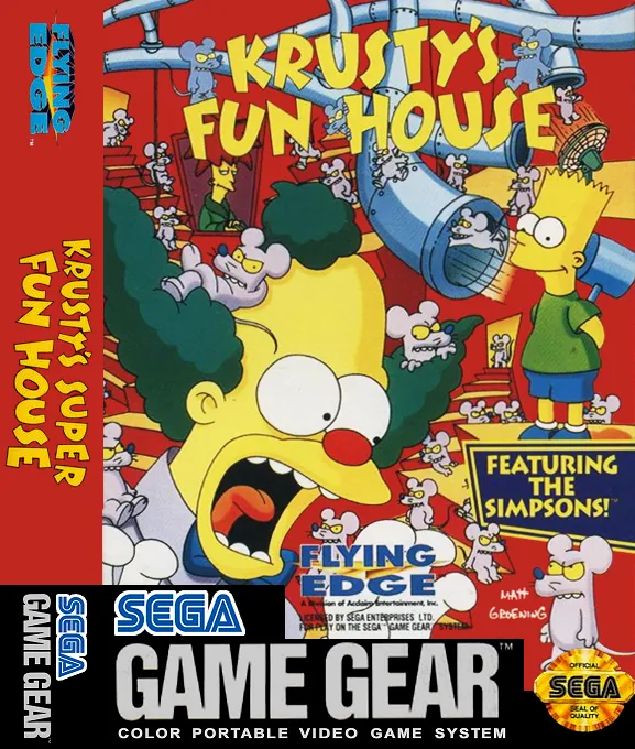 Krusty's Fun House box art