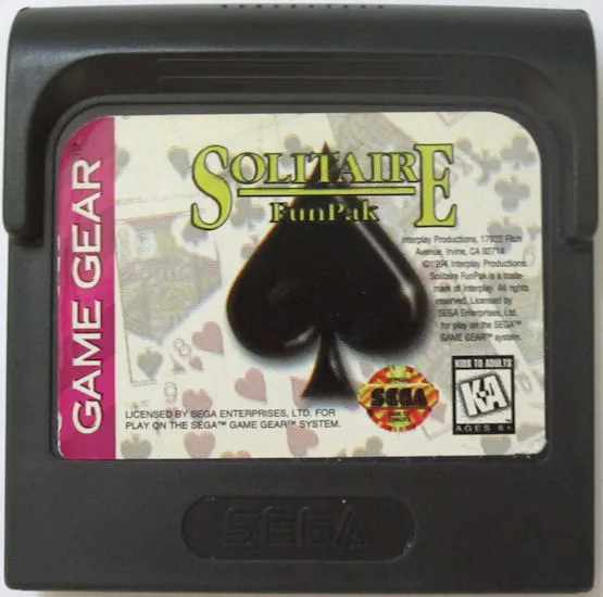 Solitaire FunPak cart