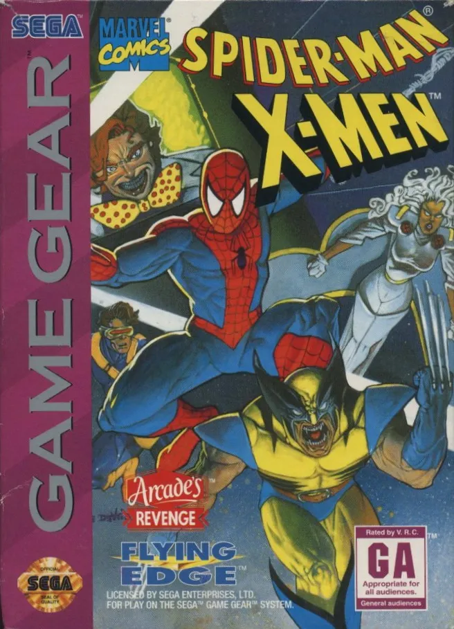 Spider-Man and the X-Men: Arcade's Revenge box art