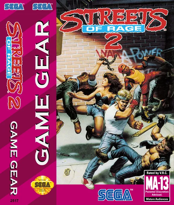 Streets of Rage 2 box art