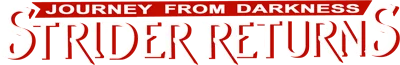 Journey from Darkness: Strider Returns logo