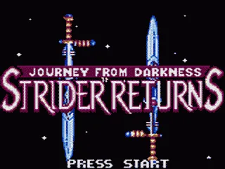 Journey from Darkness: Strider Returns screenshot