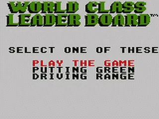 World Class Leaderboard Golf screenshot