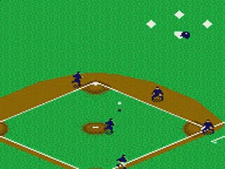 Backdrop artwork for World Series Baseball '95