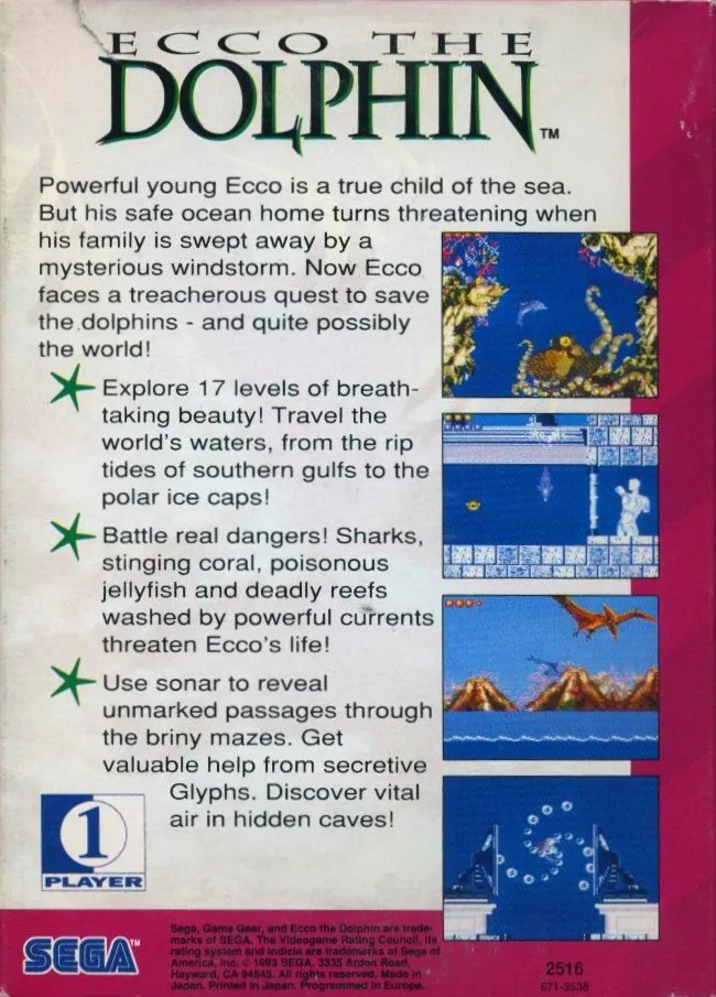 Ecco the Dolphin box back