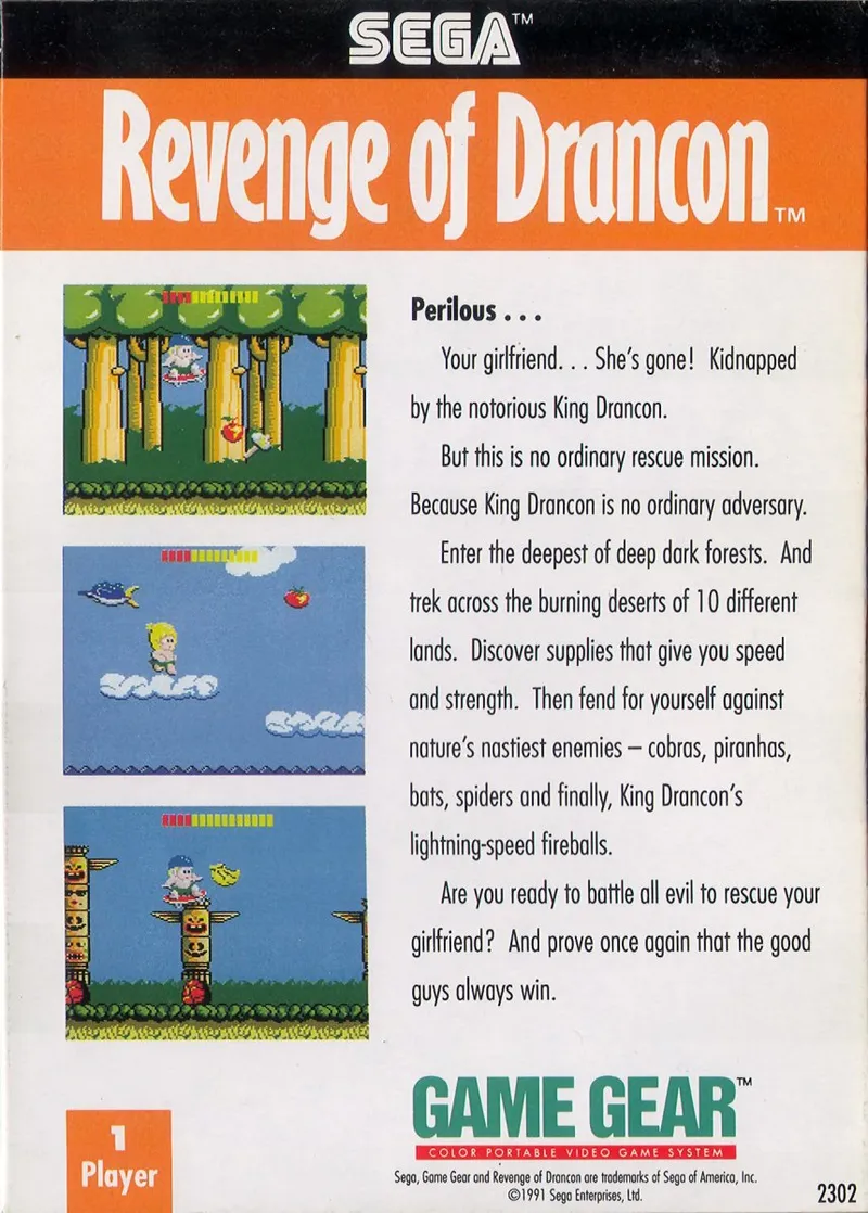 Revenge of Drancon box back