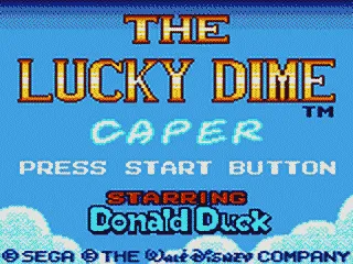 The Lucky Dime Caper Starring Donald Duck screenshot