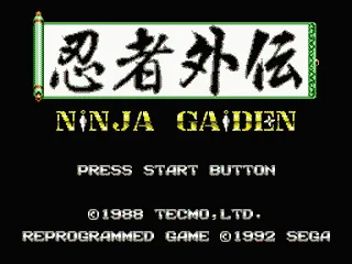 Ninja Gaiden screenshot