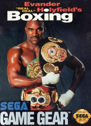 Evander Holyfield Boxing box art