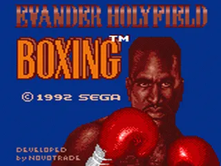 Evander Holyfield Boxing screenshot