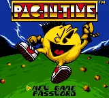 Pac-in-Time title screen