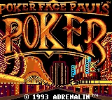 Poker Face Paul's Poker title screen