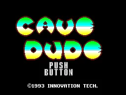 Cave Dude title screen