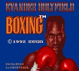 Evander Holyfield's 'Real Deal' Boxing title screen