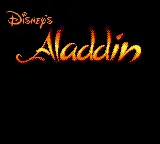 Aladdin title screen
