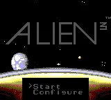 Alien 3 title screen