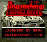 Power Drive title screen