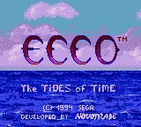 Ecco - The Tides of Time title screen