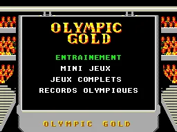 Olympic Gold title screen