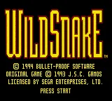 WildSnake title screen