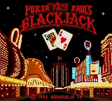 Poker Face Paul's Blackjack title screen